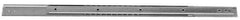 Sugatsune - 22" Slide Length, 16.72" Travel Length, Stainless Steel Ball Bearing Slide SSR-5 - 1/2" Wide, 2-3/4" High, 207 Lb Capacity at Full Extension, Satin Finish - Eagle Tool & Supply