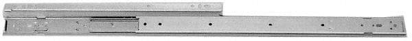 Sugatsune - 12" Slide Length, 13.08" Travel Length, Stainless Steel Ball Bearing Slide SSR-3 - 3/4" Wide, 2-1/8" High, 143 Lb Capacity at Full Extension, Satin Finish - Eagle Tool & Supply