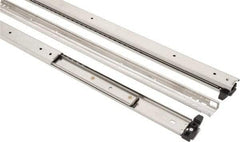 Sugatsune - 26" Slide Length, 27.08" Travel Length, Stainless Steel Ball Bearing Slide SSR-3 - 3/4" Wide, 2-1/8" High, 95 Lb Capacity at Full Extension, Satin Finish - Eagle Tool & Supply