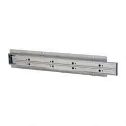 Sugatsune - 15.74" Slide Length, 17.16" Travel Length, Stainless Steel Ball Bearing Slide TSS3 - 1-1/16" Wide, 1-3/4" High, 198 Lb Capacity at Full Extension, Satin Finish - Eagle Tool & Supply