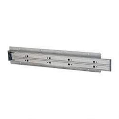 Sugatsune - 15.74" Slide Length, 17.16" Travel Length, Stainless Steel Ball Bearing Slide TSS3 - 1-1/16" Wide, 1-3/4" High, 198 Lb Capacity at Full Extension, Satin Finish - Eagle Tool & Supply