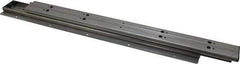 Sugatsune - 19.68" Slide Length, 21.1" Travel Length, Stainless Steel Ball Bearing Slide TSS3 - 1-1/16" Wide, 1-3/4" High, 187 Lb Capacity at Full Extension, Satin Finish - Eagle Tool & Supply