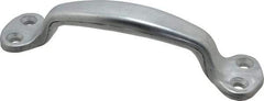 Made in USA - 8-5/16" Long x 1-3/64" Wide, Cast Steel Heavy Duty Door Pull - Unfinished - Eagle Tool & Supply