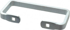 Made in USA - 7-23/32" Long, Grab Handle - Zinc Finish, Steel - Eagle Tool & Supply