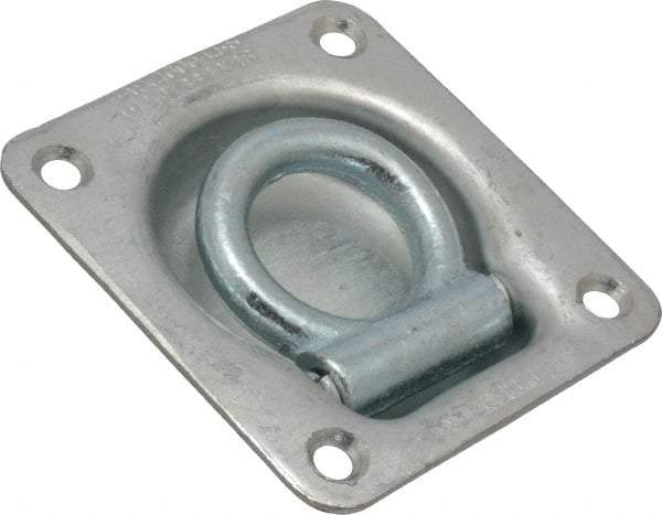 Value Collection - Zinc Finish Trap Door Ring - 1" High x 3-3/4" Wide - Eagle Tool & Supply
