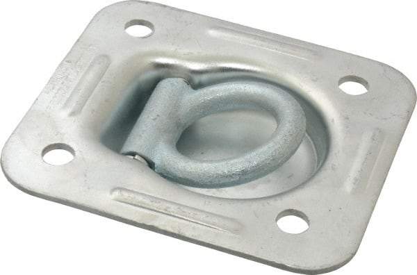 Value Collection - Zinc Finish Trap Door Ring - 1" High x 4-1/2" Wide - Eagle Tool & Supply