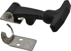 Value Collection - 4-1/32" Long x 2-13/32" Wide x 1-1/8" High, Hood Latch - Rubber & Steel, with Black Finish - Eagle Tool & Supply