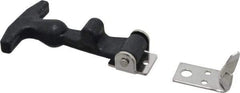 Value Collection - 5-3/8" Long x 3-1/8" Wide x 1-3/8" High, Hood Latch - Rubber & Steel, with Black Finish - Eagle Tool & Supply