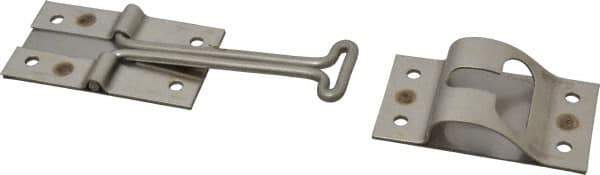 Made in USA - 5-1/2" Long Stainless Door Holder - 4" Stem Length - Eagle Tool & Supply