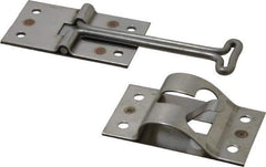 Made in USA - 5-1/2" Long Stainless Door Holder - 4" Stem Length - Eagle Tool & Supply