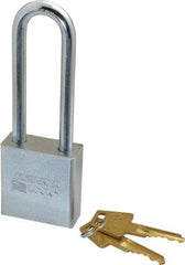 American Lock - 3" Shackle Clearance, Keyed Different A5202 Padlock - 5/16" Shackle Diam, Steel - Eagle Tool & Supply