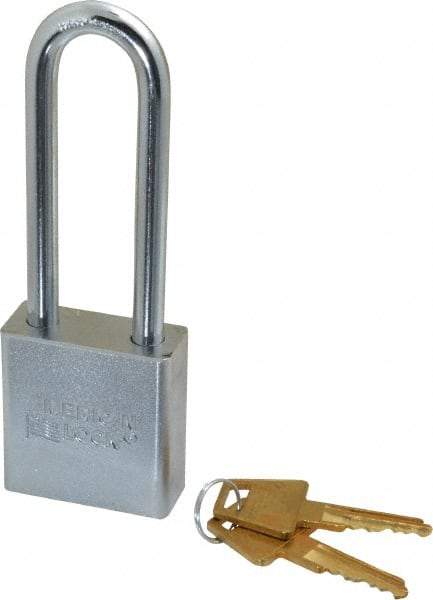 American Lock - 3" Shackle Clearance, Keyed Alike A5202 Padlock - 5/16" Shackle Diam, Steel - Eagle Tool & Supply