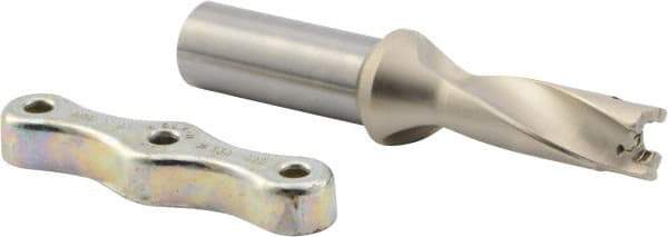 Iscar - 0.63 to 0.665" Diam, 3xD, 1.89" Max Depth, 3/4" Shank Diam, Replaceable Tip Drill - IDI Insert, 16 Seat Size, DCM Toolholder, Series ChamDrill - Eagle Tool & Supply