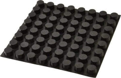 Made in USA - 0.62" Wide x 0.4" High, Self Adhesive Polyurethane Bumpers - Cylindrical - Eagle Tool & Supply