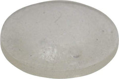 Made in USA - 0.335" Wide x 0.085" High, Self Adhesive Polyurethane Bumpers - Hemispherical - Eagle Tool & Supply