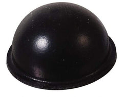 Made in USA - 0.7" Wide x 0.38" High, Self Adhesive Polyurethane Bumpers - Hemispherical - Eagle Tool & Supply