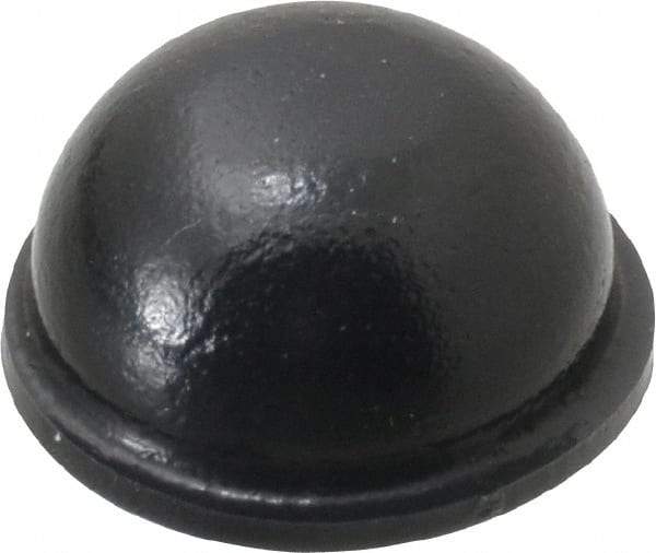 Made in USA - 0.62" Wide x 0.31" High, Self Adhesive Polyurethane Bumpers - Hemispherical - Eagle Tool & Supply