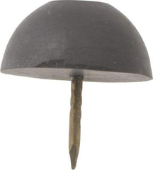 Made in USA - 3/4" High, Rubber Tack In Bumpers - Round Head, 5/8x3/8x3/8 Dimensions - Eagle Tool & Supply
