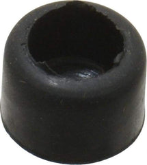 Made in USA - 1/4 Thread, 1/4" High, Rubber Bumpers - Recessed, 3/16" C-Projection Gage Line to Nose End, 3/8" Minor Axis - Eagle Tool & Supply