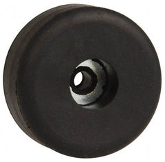 Made in USA - 1/2 Thread, 5/8" High, Rubber Bumpers - Recessed, 11/32" C-Projection Gage Line to Nose End, 1-1/2" Minor Axis - Eagle Tool & Supply