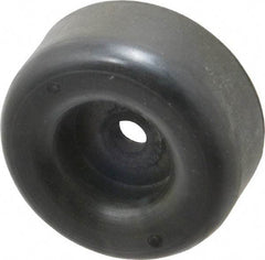 Made in USA - 1-1/8 Thread, 1" High, Rubber Bumpers - Recessed, 1/2" C-Projection Gage Line to Nose End, 2-1/2" Minor Axis - Eagle Tool & Supply