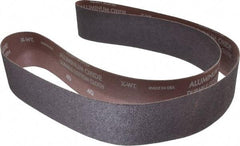 Norton - 2-1/2" Wide x 60" OAL, 40 Grit, Aluminum Oxide Abrasive Belt - Aluminum Oxide, Coarse, Coated, X Weighted Cloth Backing, Series R228 - Eagle Tool & Supply