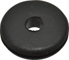 Made in USA - 1" OD, 1/4" Thick Grommet - Buna-N Rubber, 3/4" Slot Diam x 1/16" Slot Width - Eagle Tool & Supply