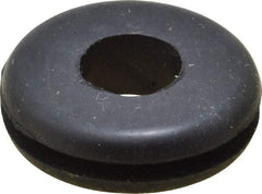 Made in USA - 5/8" OD, 3/16" Thick Grommet - Buna-N Rubber, 7/16" Slot Diam x 1/16" Slot Width - Eagle Tool & Supply
