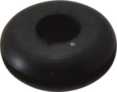 Made in USA - 13/16" OD, 5/16" Thick Grommet - Buna-N Rubber, 9/16" Slot Diam x 1/16" Slot Width - Eagle Tool & Supply