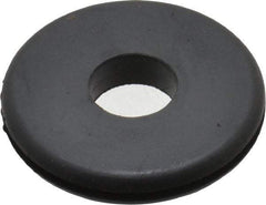 Made in USA - 1-1/2" OD, 1/4" Thick Grommet - Buna-N Rubber, 1-1/4" Slot Diam x 1/16" Slot Width - Eagle Tool & Supply