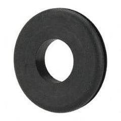 Made in USA - 1-1/2" OD, 1/4" Thick Grommet - Buna-N Rubber, 1-1/4" Slot Diam x 1/16" Slot Width - Eagle Tool & Supply