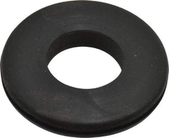 Made in USA - 1-5/8" OD, 1/4" Thick Grommet - Buna-N Rubber, 1-1/4" Slot Diam x 1/16" Slot Width - Eagle Tool & Supply