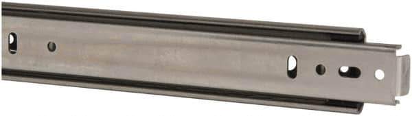 Knape & Vogt - 26" Slide Length, 19.5" Travel Length, Chrome Drawer Slide - Chrome Finish - Eagle Tool & Supply