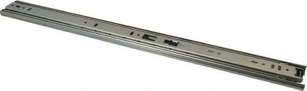 Knape & Vogt - 20" Slide Length, Chrome Box or Vertical File Drawer Slide - 18" Wide, Chrome Finish - Eagle Tool & Supply