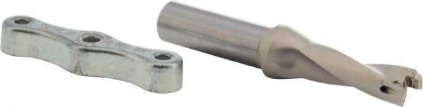 Iscar - 0.551 to 0.567" Diam, 3xD, 1.65" Max Depth, 5/8" Shank Diam, 4.3" OAL, Replaceable Tip Drill - IDI-SG, IDI-SK Insert, DCM Toolholder, Series ChamDrill - Eagle Tool & Supply