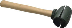 Garland - 2-1/2 Lb Head 1-3/4" Face Malleable Iron Split Head Hammer without Faces - Wood Handle - Eagle Tool & Supply