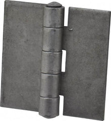 Stanley - 2-1/2" Long x 2-1/2" Wide, Extra Heavy Full Surface Hinge - Steel, Plain Finish - Eagle Tool & Supply