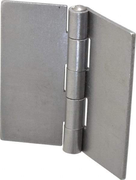 Stanley - 4-1/2" Long x 4-1/2" Wide, Extra Heavy Full Surface Hinge - Steel, Plain Finish - Eagle Tool & Supply