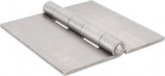 Stanley - 5" Long x 5" Wide, Extra Heavy Full Surface Hinge - Steel, Plain Finish - Eagle Tool & Supply