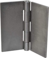 Stanley - 6" Long x 6" Wide, Extra Heavy Full Surface Hinge - Steel, Plain Finish - Eagle Tool & Supply