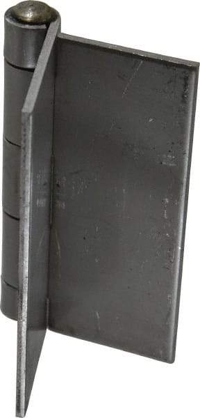 Made in USA - 4" Wide x 1/8" Thick, Blank Butt Hinge - Stainless Steel, Polished Finish - Eagle Tool & Supply