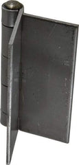 Made in USA - 4" Wide x 1/8" Thick, Blank Butt Hinge - Stainless Steel, Polished Finish - Eagle Tool & Supply