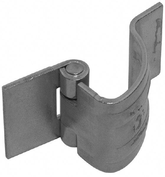 Made in USA - 0.8" Wide x 0.075" Thick, Concealed Hinge - Aluminum, Plain Finish - Eagle Tool & Supply