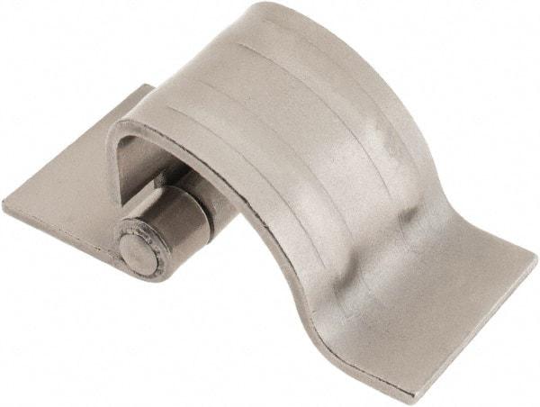 Made in USA - 1-1/4" Wide x 0.09" Thick, Concealed Hinge - Steel, Plain Finish - Eagle Tool & Supply