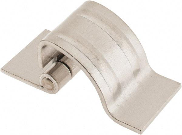 Made in USA - 1-1/4" Wide x 0.09" Thick, Concealed Hinge - Stainless Steel, Plain Finish - Eagle Tool & Supply