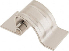 Made in USA - 1-1/4" Wide x 0.09" Thick, Concealed Hinge - Stainless Steel, Plain Finish - Eagle Tool & Supply