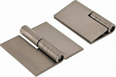Made in USA - 2" Wide x 0.075" Thick, Slip Joint Hinge - Steel, Plain Finish - Eagle Tool & Supply