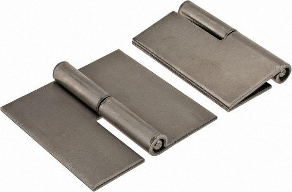 Made in USA - 3" Wide x 0.09" Thick, Slip Joint Hinge - Steel, Plain Finish - Eagle Tool & Supply
