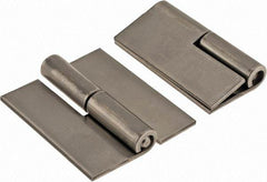 Made in USA - 1.68" Wide x 0.075" Thick, Slip Joint Hinge - Stainless Steel, Plain Finish - Eagle Tool & Supply