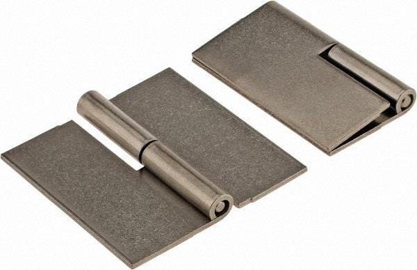 Made in USA - 2-1/2" Wide x 0.075" Thick, Slip Joint Hinge - Stainless Steel, Plain Finish - Eagle Tool & Supply